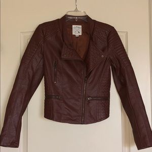 Faux Leather Jacket